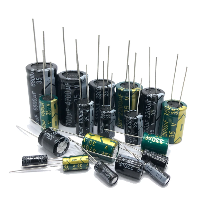 Алюминиевый электролитический конденсатор 35V6800UF 18x3 5 мм 6800uf35v 35v6800mf 6800mf35v 35В 6800uf
