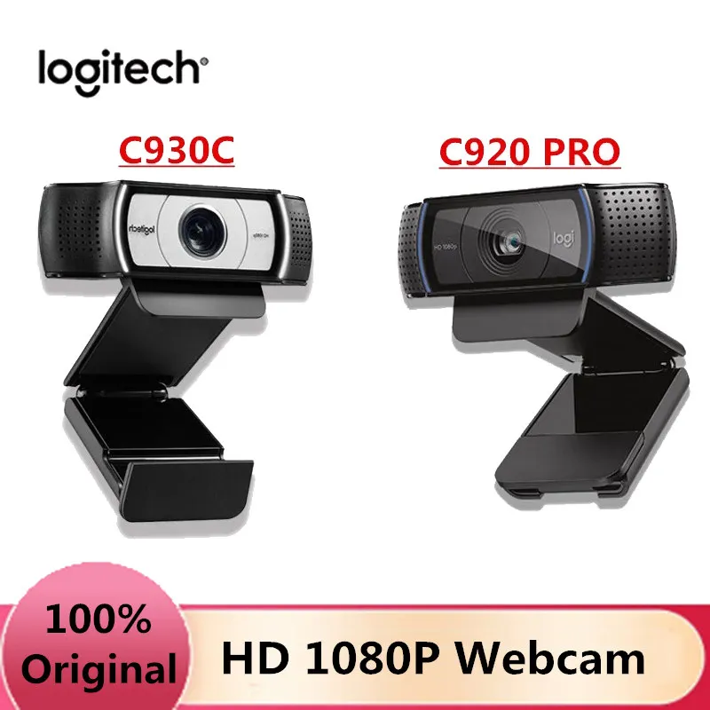

Logitech Full HD C920 Pro/C930C 1080P Webcam Autofocus Cam Widescreen Video Calling and Recording For Desktop or Laptop