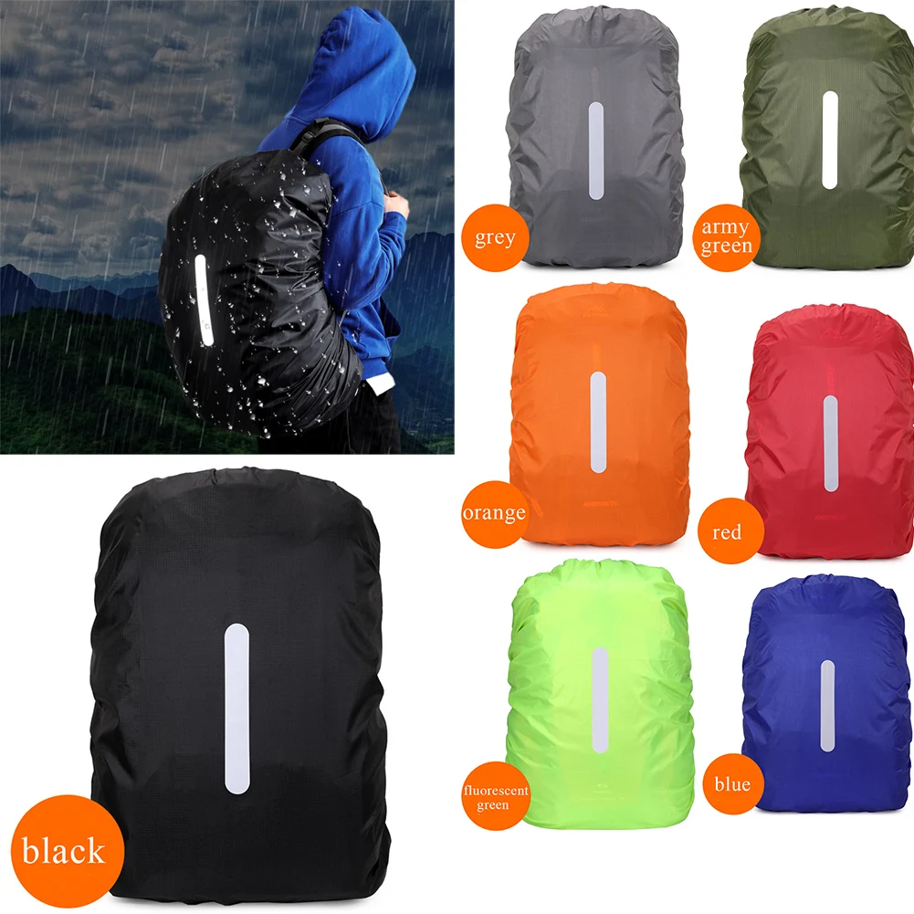 Светоотражающий водонепроницаемый рюкзак чехол от дождя для активного отдыха