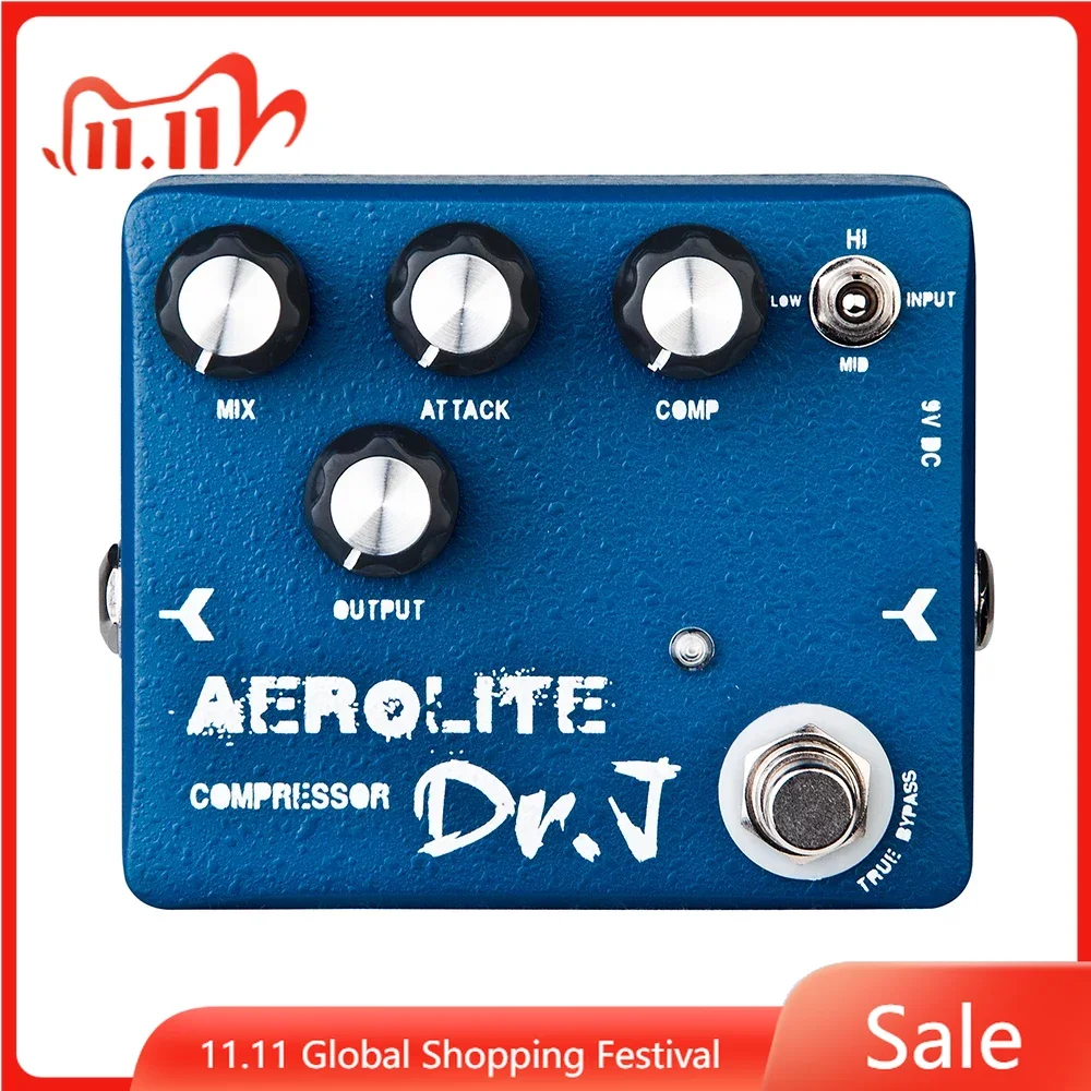 

JOYO D55 AEROLITE Compressor Guitar Effect True Bypass COMP MIX ATTACK Sustain Pedal Electric Guitar Bass Parts & Accessories