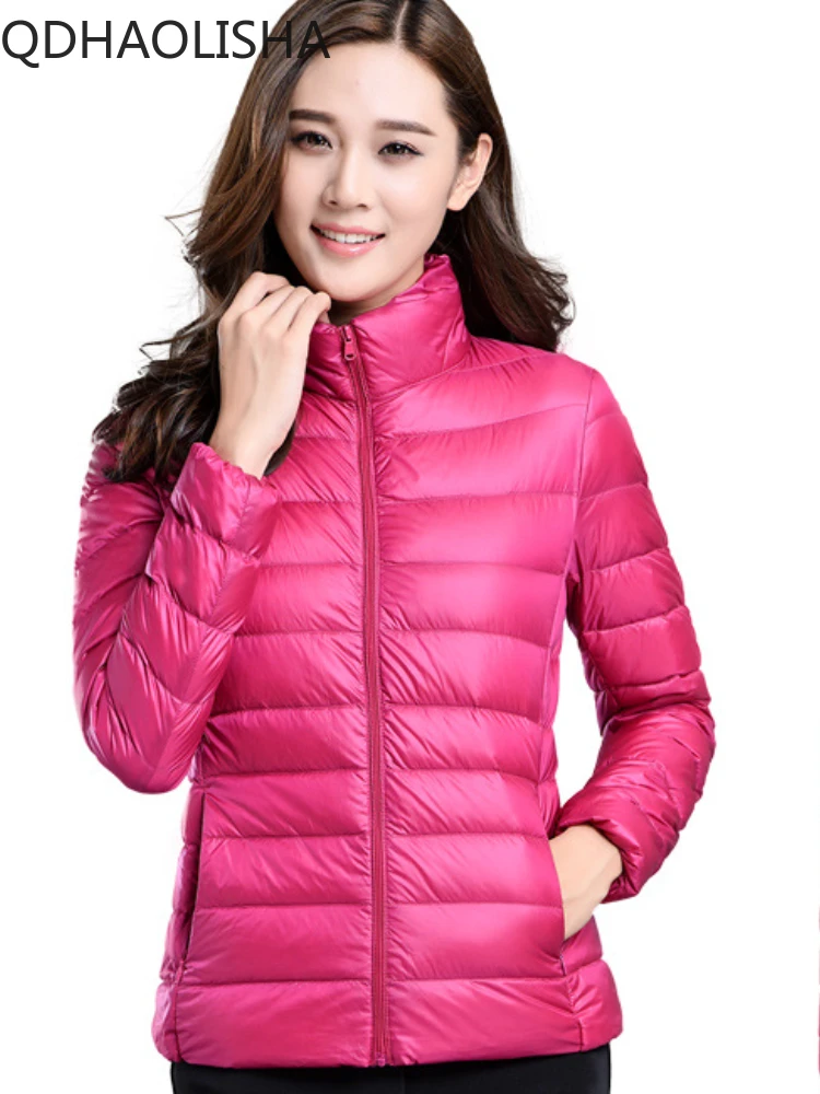 

Женская осенне-зимняя куртка, легкие парки с воротником-стойкой, мягкая теплая облегающая куртка большого размера, уличная одежда, новинка