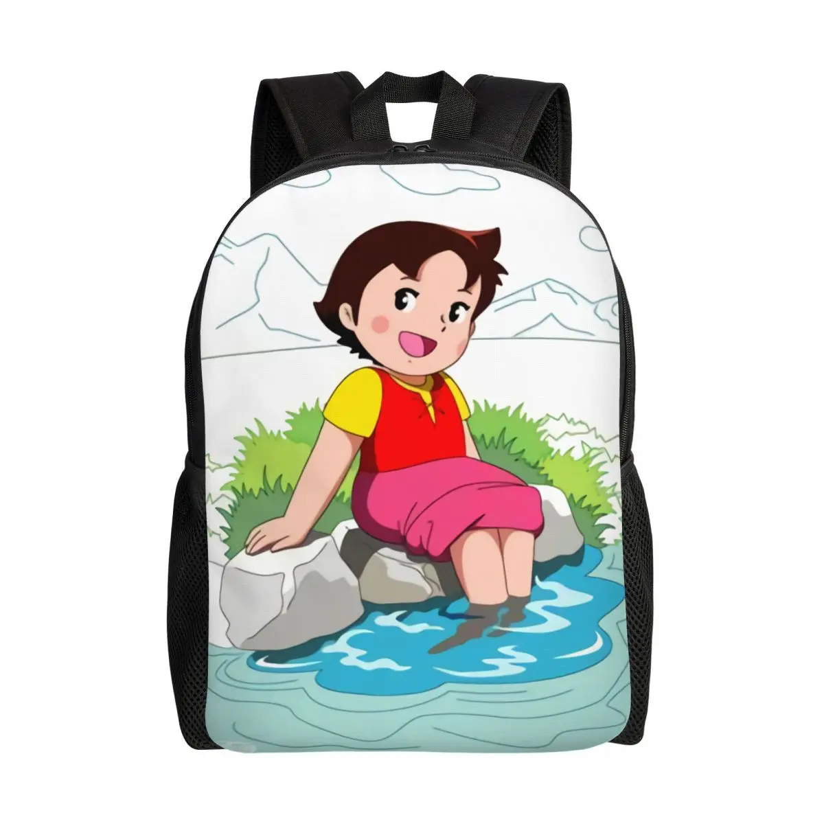 Heidi Girl Of The Alps Travel Backpack Men Women School Laptop Bookbag Cartoon Anime Comic College Student Daypack Bags