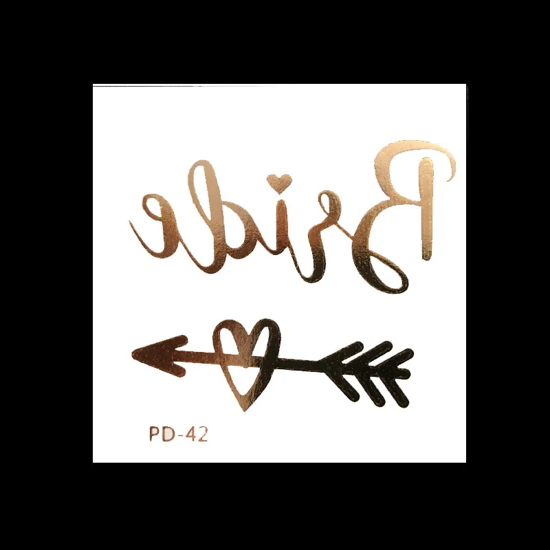 

Золотые татуировки для девичника