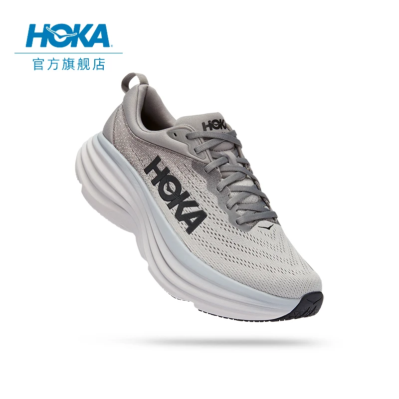 Амортизирующие удобные спортивные женские кроссовки HOKA ONE Bondi 8, противоскользящая обувь на толстой подошве, профессиональная повседневная ...