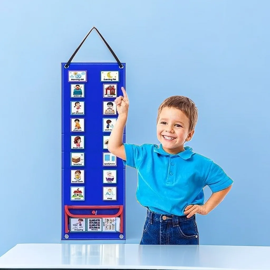 

2 в 1, складной треугольный календарь для раннего обучения