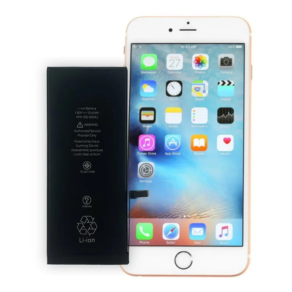 Сменный аккумулятор 2750 мАч для Apple Iphone 6S Plus 6sp A1634 новые встроенные литиевые