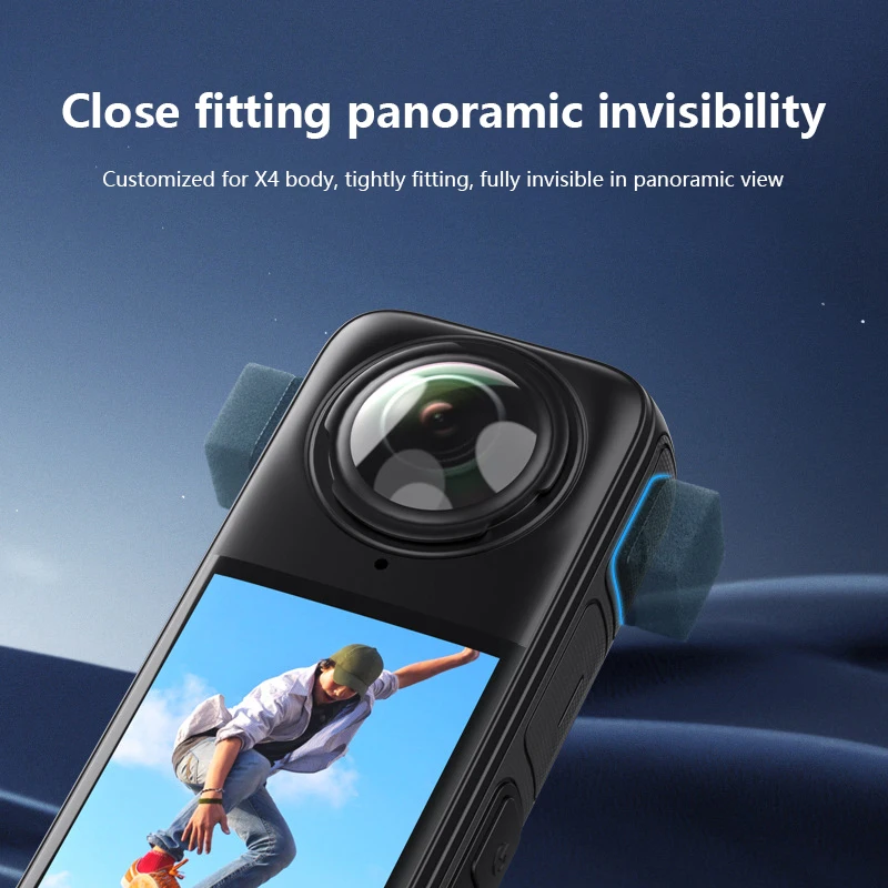 VRIG микрофон ветрозащитный на ветровом стекле замена лобового стекла для Insta360 X4/X3