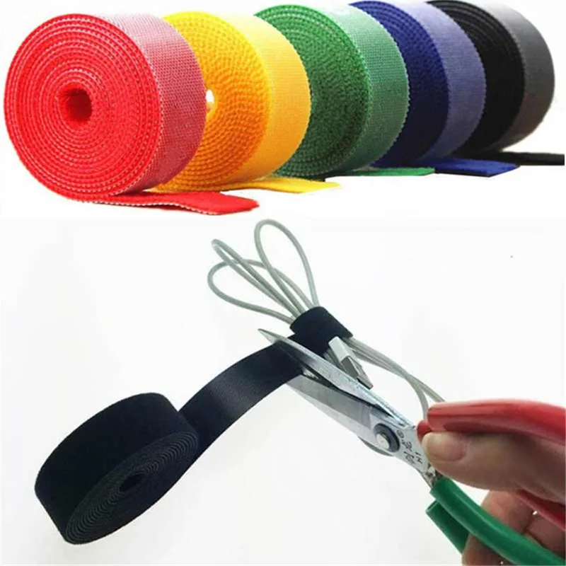 Кабельные стяжки рулон двухсторонний держатель ленты крепежная лента с помощью