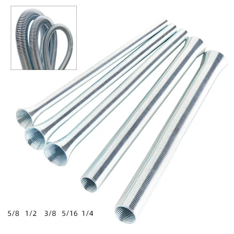 

5pcs Air Condition Copper Pipe Bender Pipe Bending Tool Outside Style Aluminum Pipeline Spring PVC Wire Tube Bender