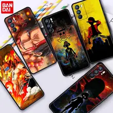 One Piece Luffy Ace Case for Oppo A53 A15 A52 A9 Find X2 Lite A12s A5 A54 F19 A7 A93 A12e A16s A5s A31 2020 Silicone Phone Cover