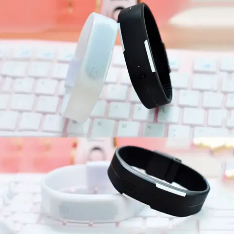 throughpp Электронные часы силиконовые спортивные