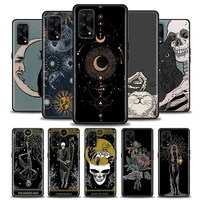 phone case for realme 5 6 7 7i 8 8i 9i 9 xt gt gt2 c17 pro 5g se master neo2 soft silicone case cover fool the tarot cards