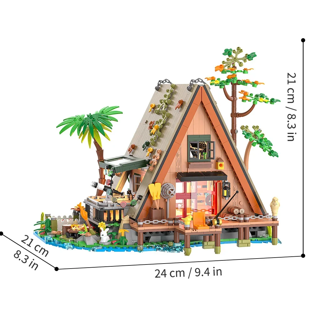 Набор собираемых строительных блоков для детей и взрослых 1486 шт.