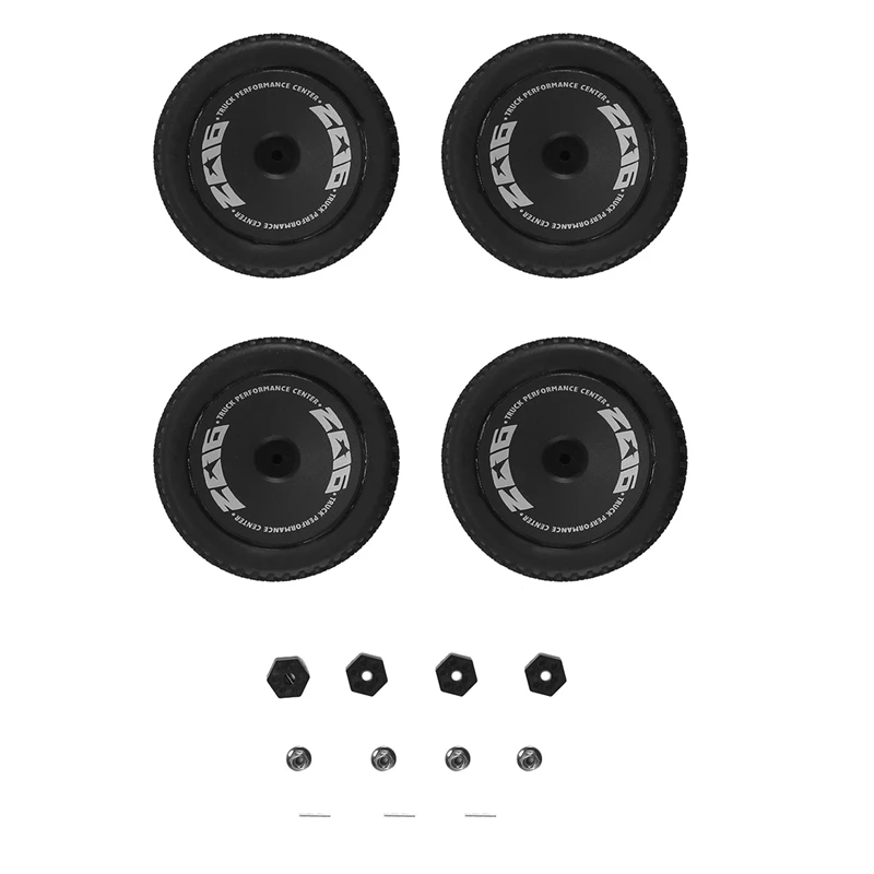 

8Pcs Rubber Wheel Tire Tyre With Hex Nut For Wltoys 144001 144010 124016 124017 124018 124019 RC Car Upgrade Parts,1