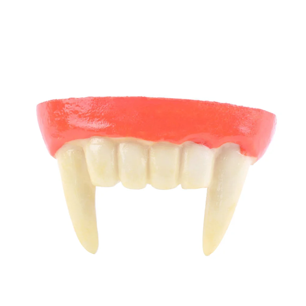 

Fangs Artificial Creepy Fangs Resin Fangs Dentures for Party Prop Decoration