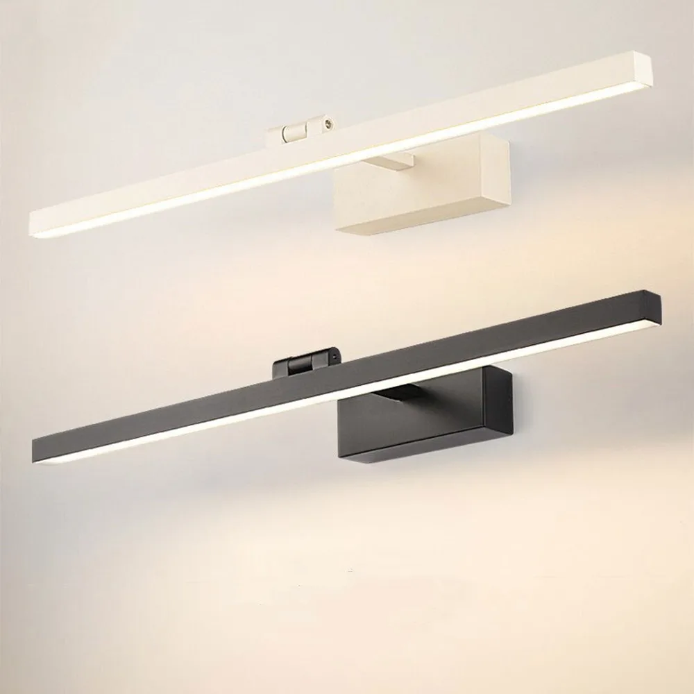 

L40cm L50cmL60cm LED Wall Lamp Bathroom Cabinets Wall Mirror Lamp Waterproof Modern Acrylic Wall Light Bathroom Lights AC85-265V