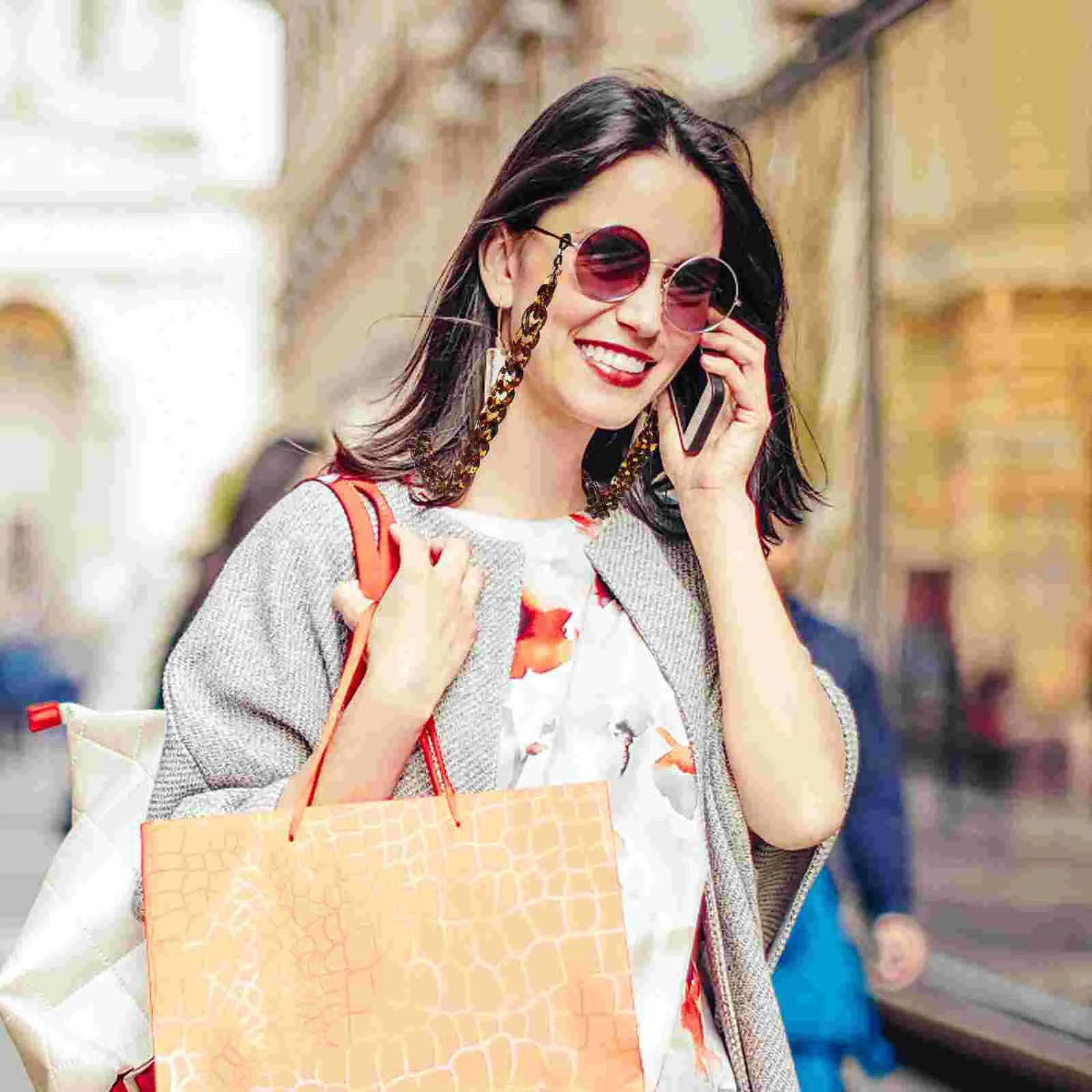 Противоскользящая цепочка для очков универсальный фиксатор ремешок шнура