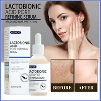 lactobionic acid pore refining serum shrink pores clean blackhead moisturizing firming whitening anti wrinkle smooth skin care