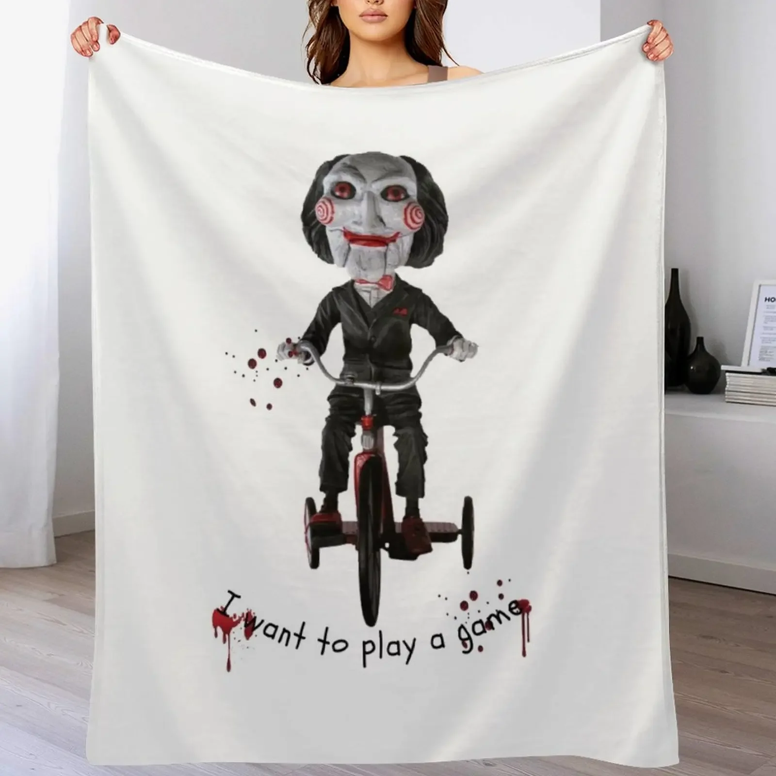 SAW - Головоломка Я хочу играть в игре. Роскошное одеяло. Летние свободные
