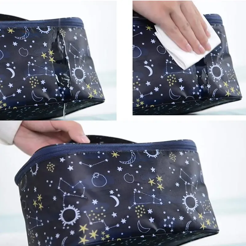 Travel Makeup Bag Large Cosmetic Bag Make up Case Organizer for Women and Girls