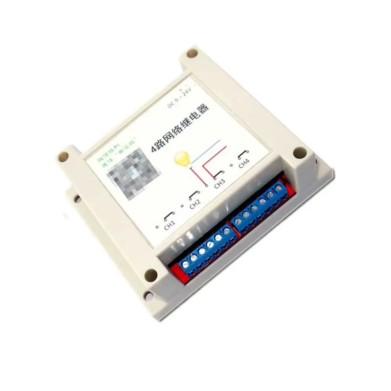 Сетевой коммутатор с 4 реле Ethernet сетевой задержкой модульный контроллер tcpudp