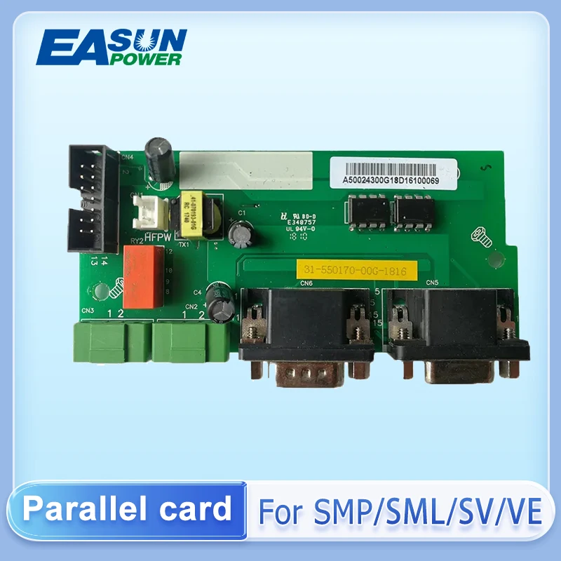 

Easun Parallel Card Board for Solar Inverter Isoalr Sm Sp Smd Smt 4/5K Igrid Sv 3K-5Kw Parallel Communication Cable
