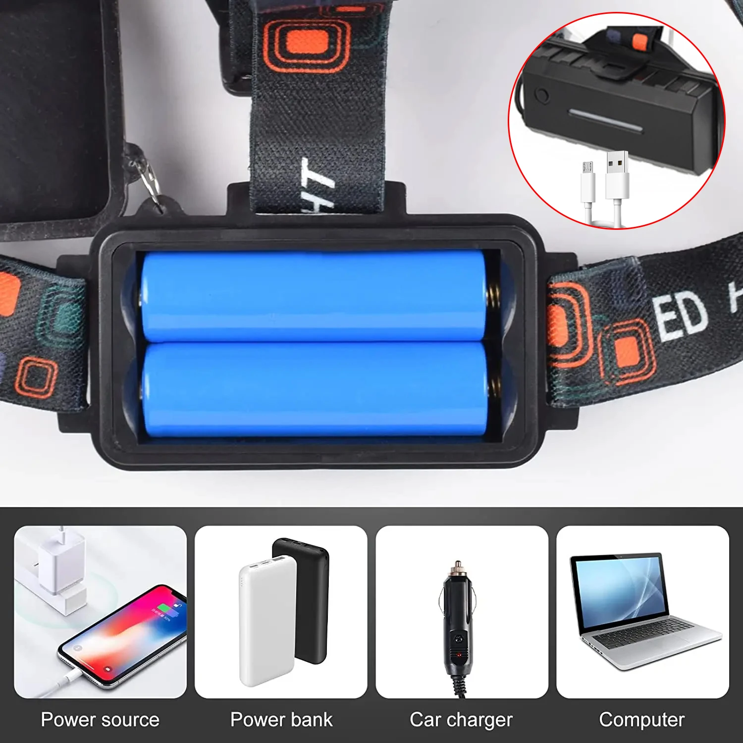 Рисунок 3 - Фонарь налобный с аккумулятором