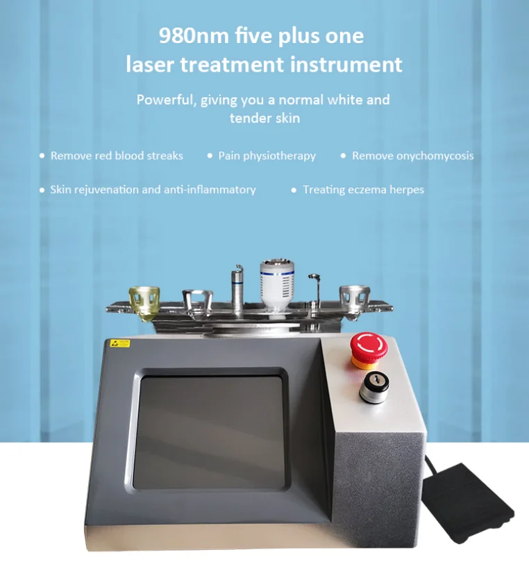 

6 In 1 980Nm Vascular Spider Vein Removal Sale Good Quality For Face And Body
