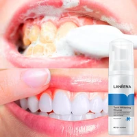lanbena teeth whitening mousse toothpaste cleansing stains plaque removes bad breath dental bleaching tools oral hygiene product