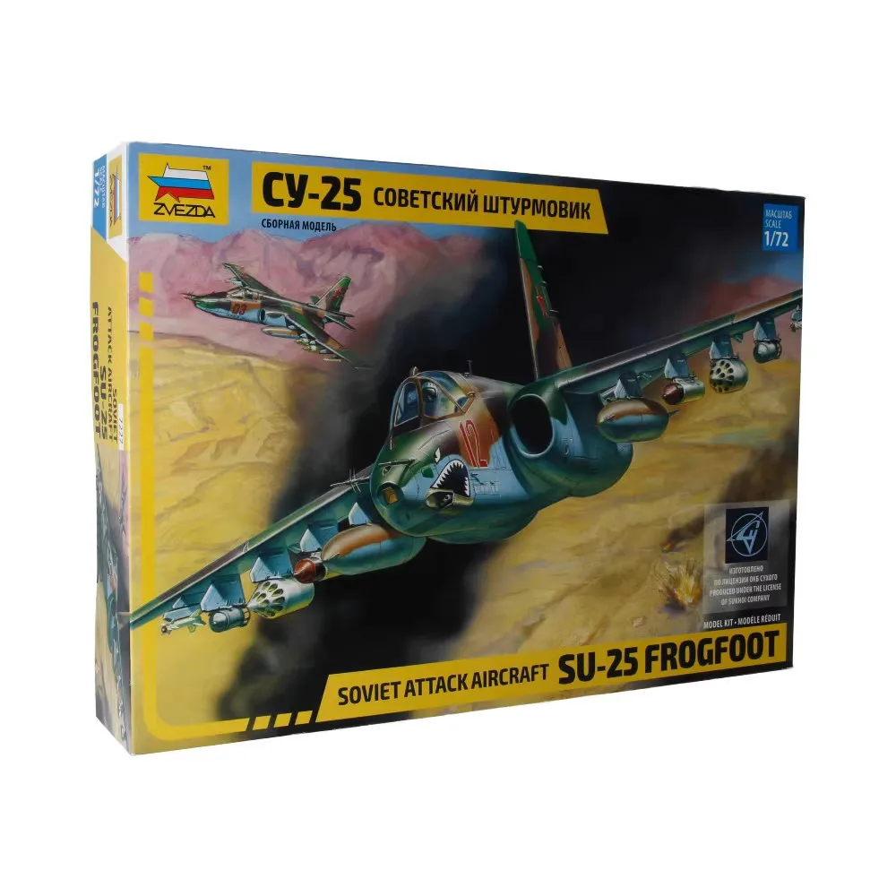 

1/72 Assembly model aircraft Russia SU-25 Frog Feet Former Soviet Union
