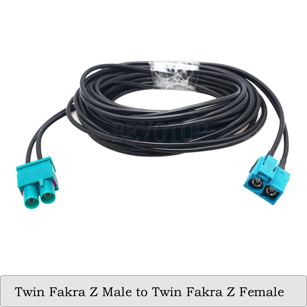 RG-174 Twin Fakra Z гнездовой разъем для двойного штекера RG174 Кабель GPS-антенны Удлинитель