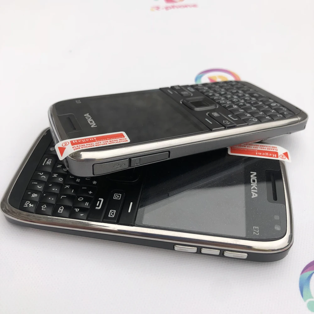 Nokia E72 отремонтированный мобильный телефон GSM 3G Wifi 5MP английская клавиатура