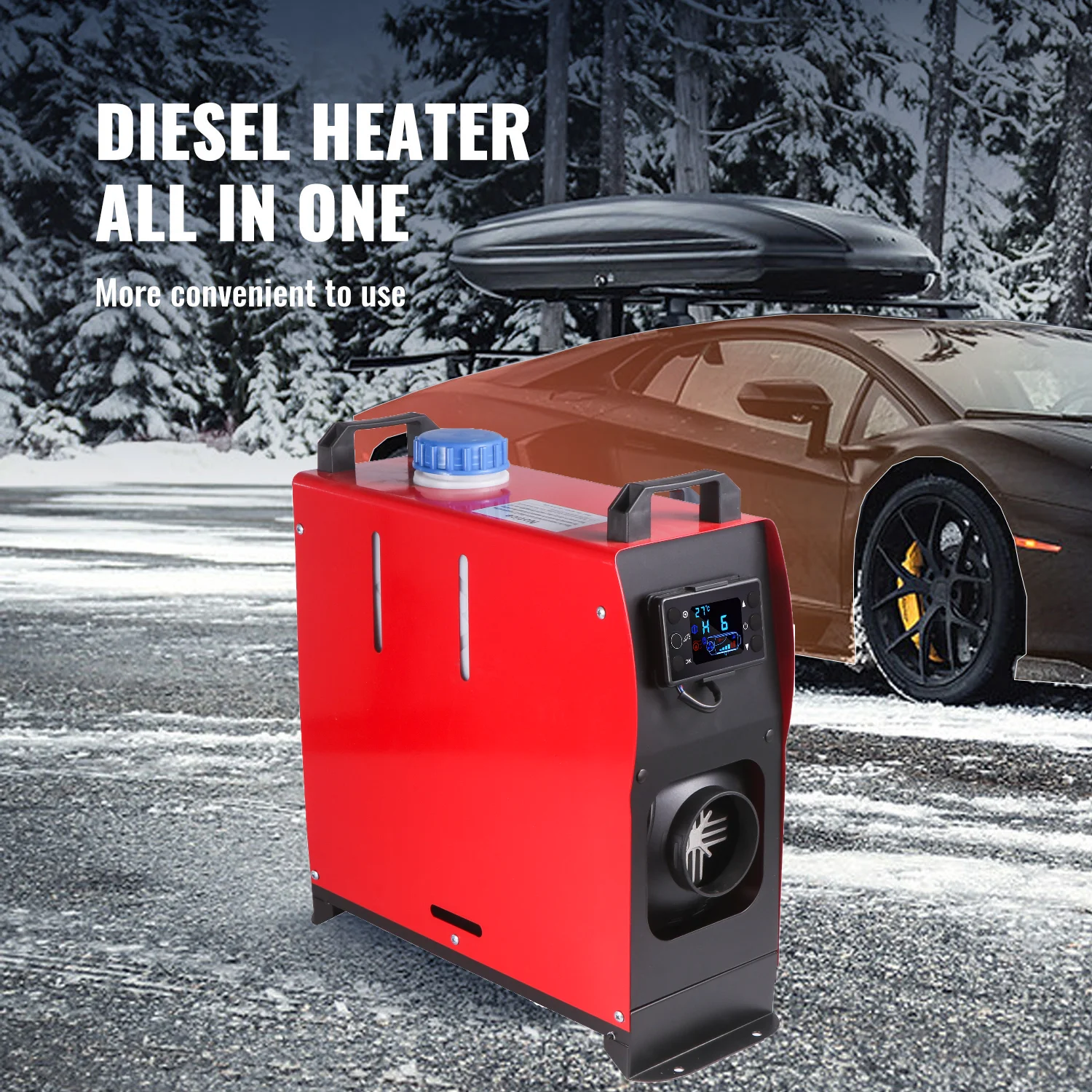 Автомобильный парковочный обогреватель 5-8000 Вт 12 В/24 В 2000