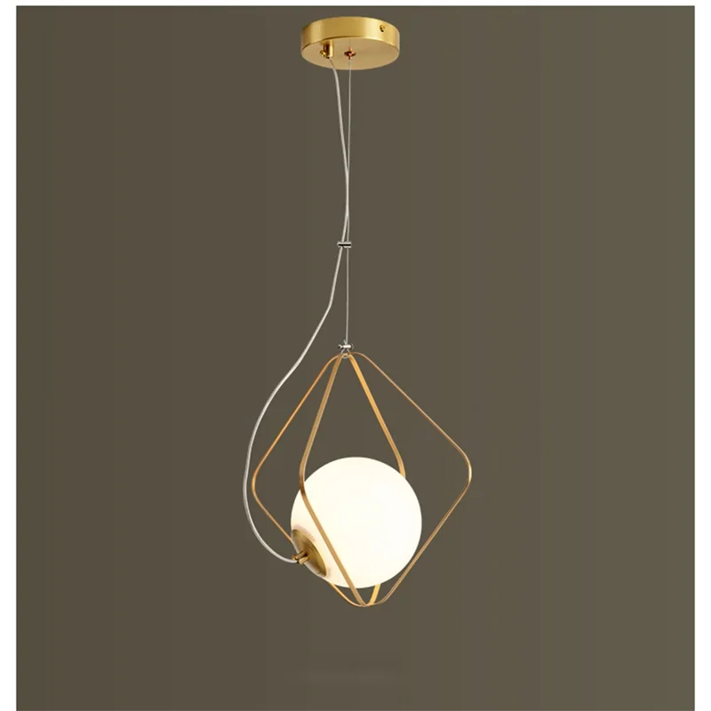 Современные подвесные светильники ANITA медный домашний креативный декоративный