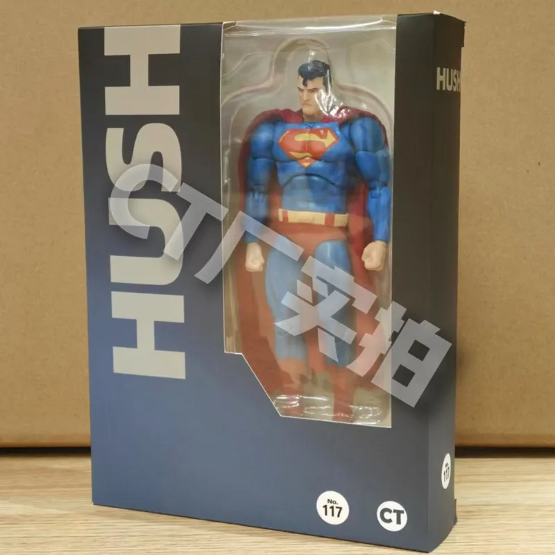 Фото Коллекционная подвижная фигурка Супермена Mafex 117 Ct Factory (16 см) из комиксов DC Justice League для фанатов №1