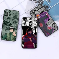naruto japan anime for xiaomi redmi 7 7a 8 8a 7 9i 9at 9 9t 9a 9c note 7 8 2021 pro 8t phone case carcasa soft coque black