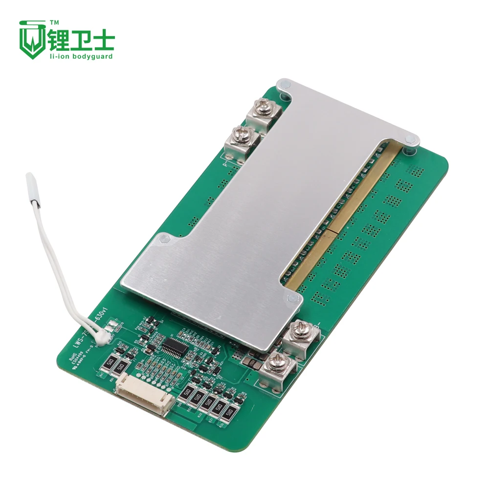 Сбалансированная плата LWS 7S 60A 24V Li-Ion LiFePO4 BMS с переключателем температуры 75C/90C для