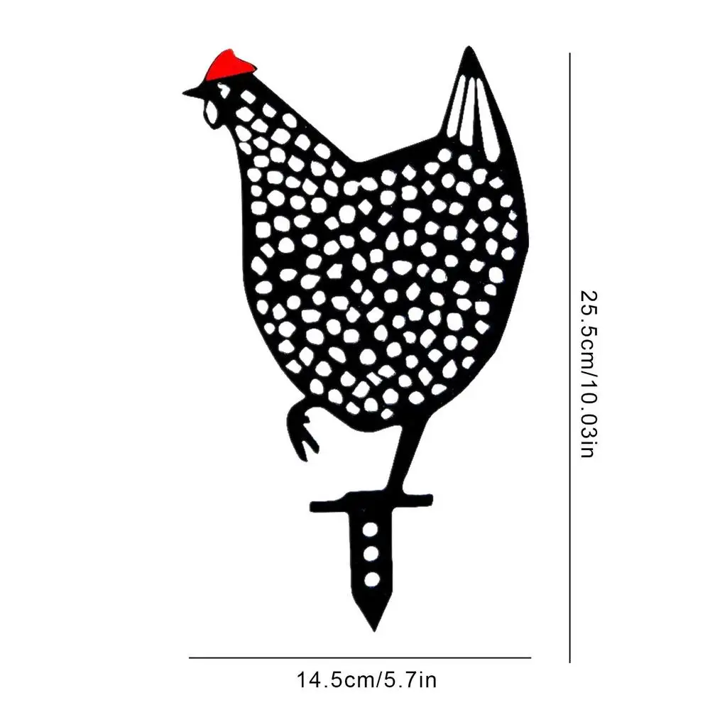 

Акриловая статуэтка курицы для сада