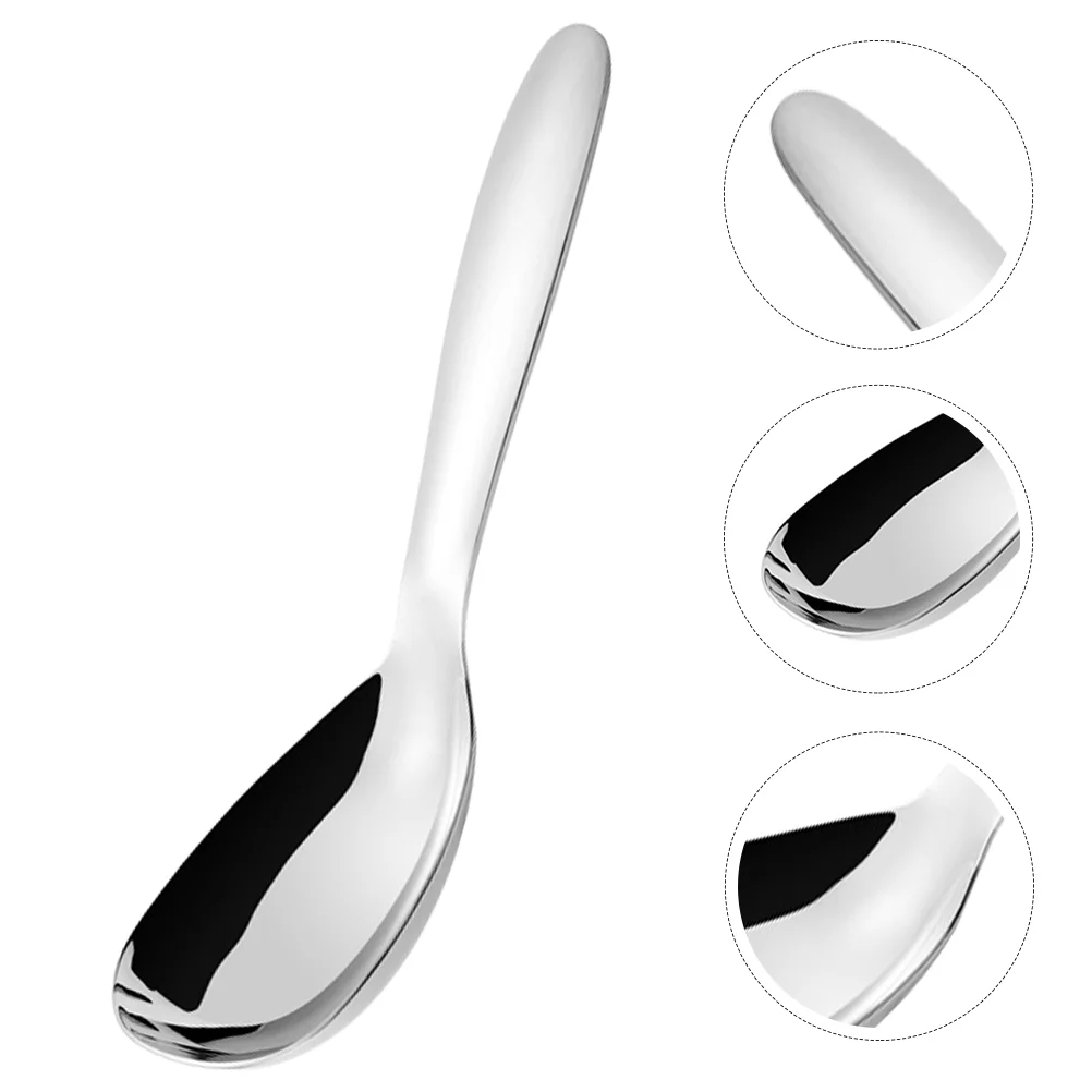 

Metal Reusable Decorative Light Stainless Steel Spoon Kitchen Scoop Stainless Steel Scoop for Kitchen Home Buffet