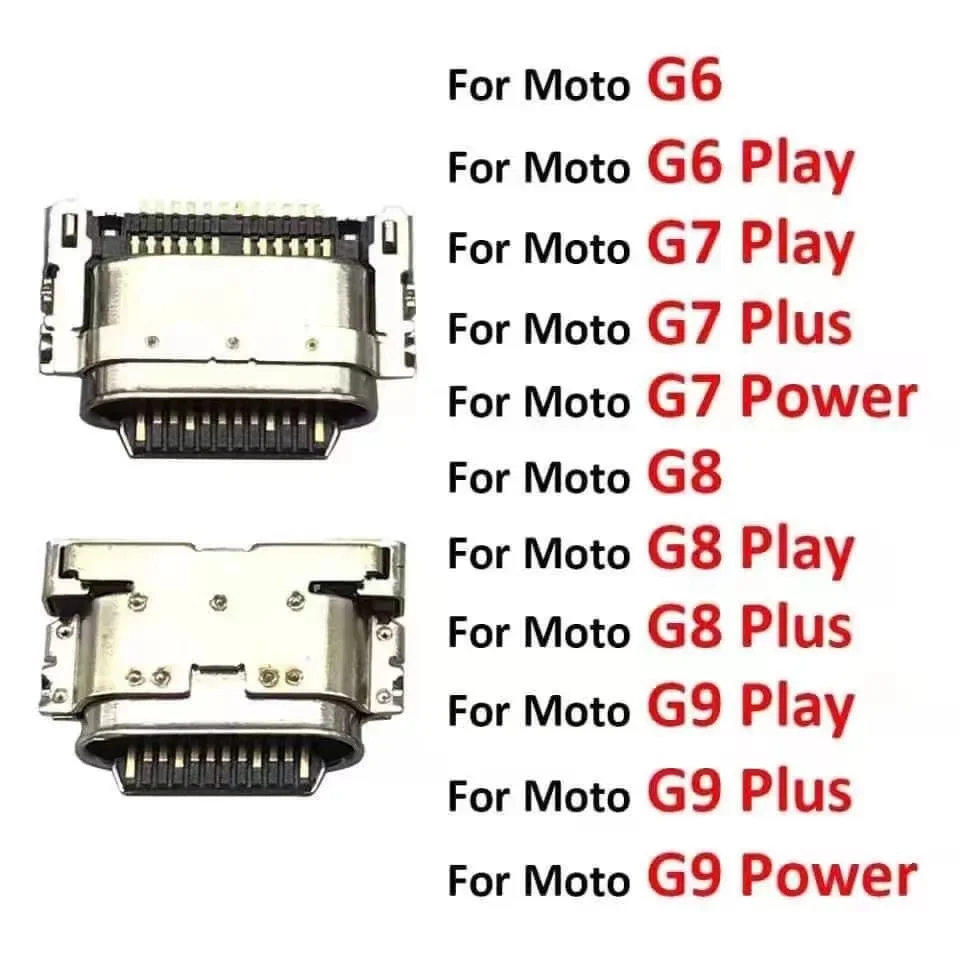

100pcs Micro Usb for Motorola G6 Charger Plug moto g7 play Charging Dock Port Connector for motorola g9 plus charger connector