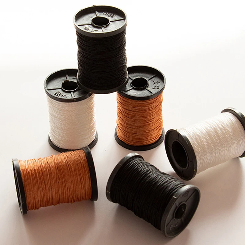 

50m/Roll Leather Sewing Thread Clothing Shoe Woven Nylon Thread DIY Leather Handle Leather Canvas Tent Quilting Supplies