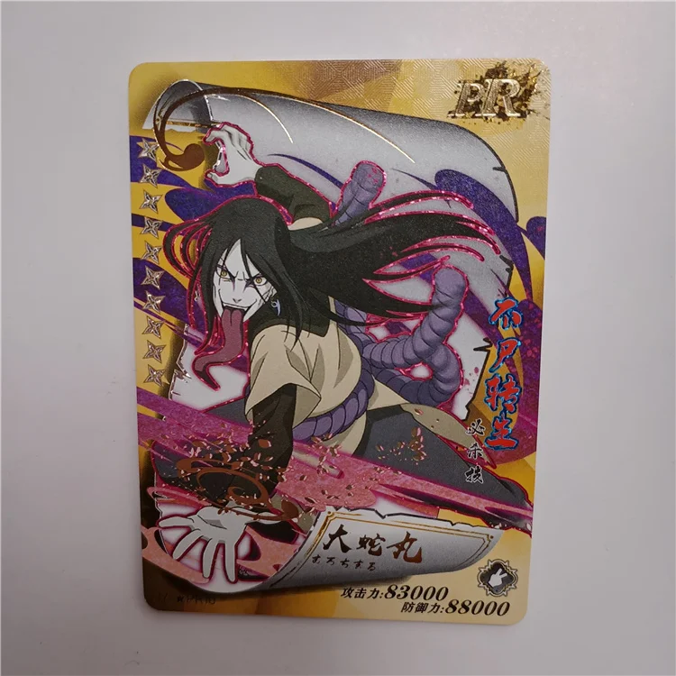 Аниме NARUTO PR card Jiraiya Orochimaru Tsunade Uchiha Sasuke Deidara Детский Стартовый список игрушек