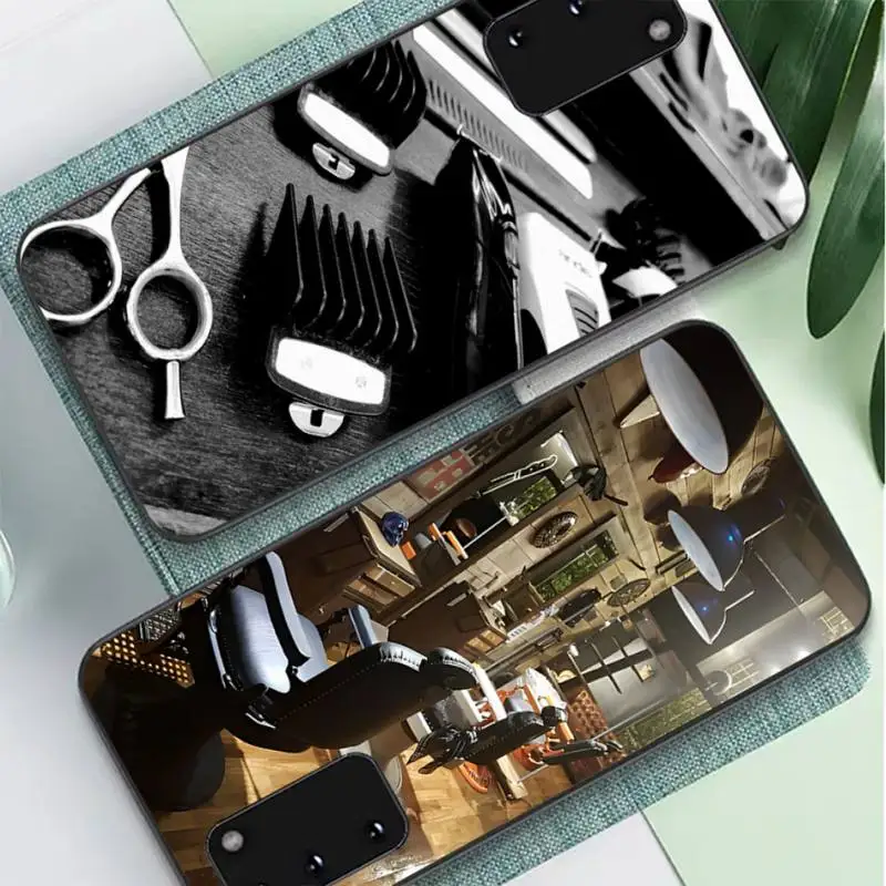 

Barber Shop Hair Stylist Tools Customer Phone Case for Samsung S10 21 20 9 8 plus lite S20 UlTRA 7edge