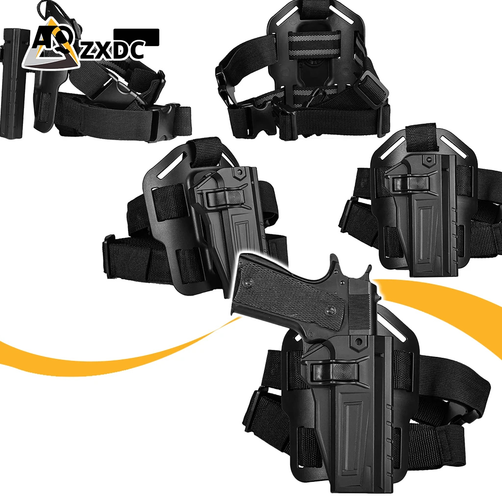 Тактическая кобура для бедра Colt 1911 Спрингфилд Телец SA 9 мм 40 45 ACP