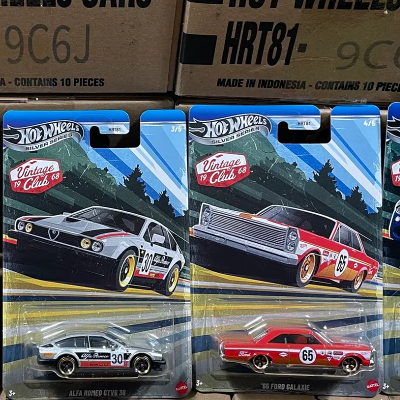 Фото Новая коллекционная модель автомобиля Hot Wheels из литого металла, серия Vintage Club Silver, HRT81 BMW 507 Porsche 356, игрушка для взрослых коллекционеров №1