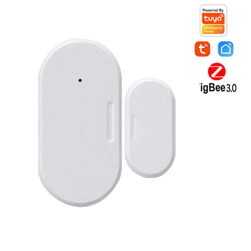 

Датчик окон и дверей Tuya ZigBee, беспроводной смарт-детектор открывания и закрывания дверей, работает с приложением Alexa Google Home
