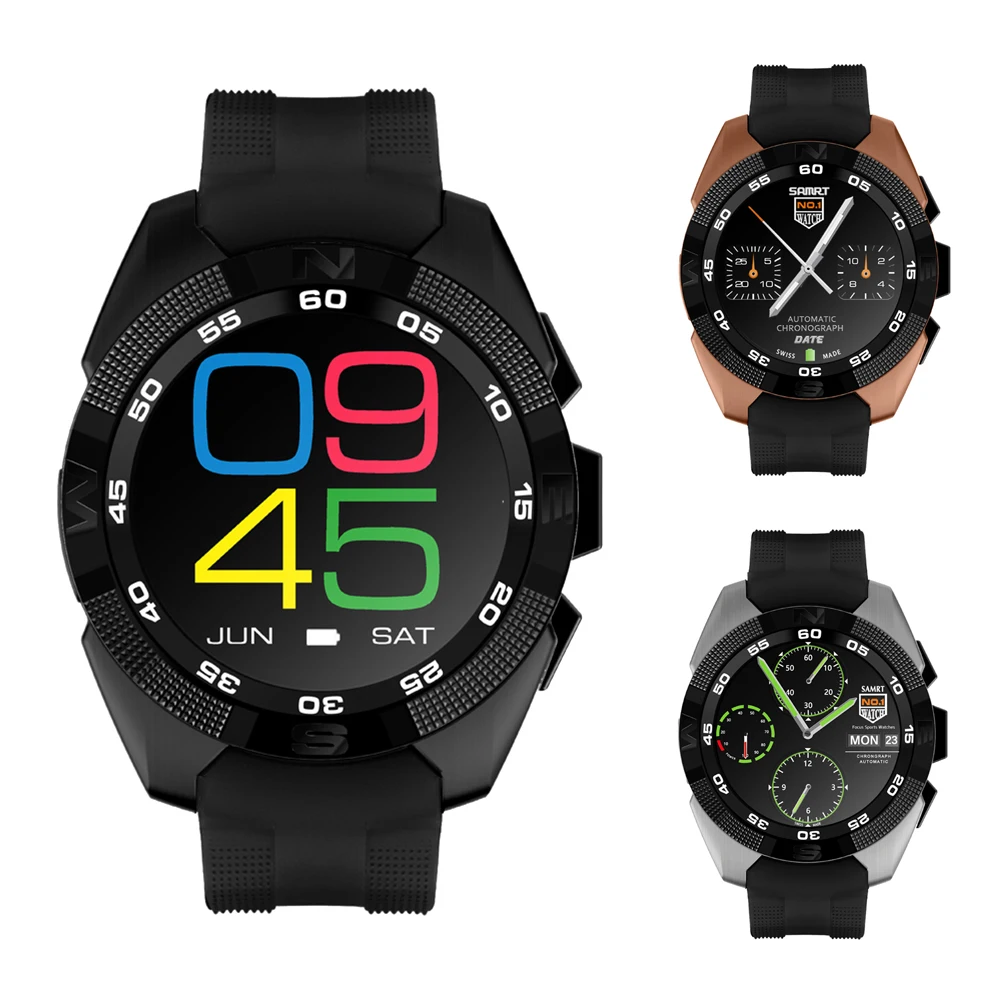 

Смарт-часы No.1 G5 MTK2502C, 1,2 дюйма, Bluetooth, пульсометр, совместимы с IOS, Android