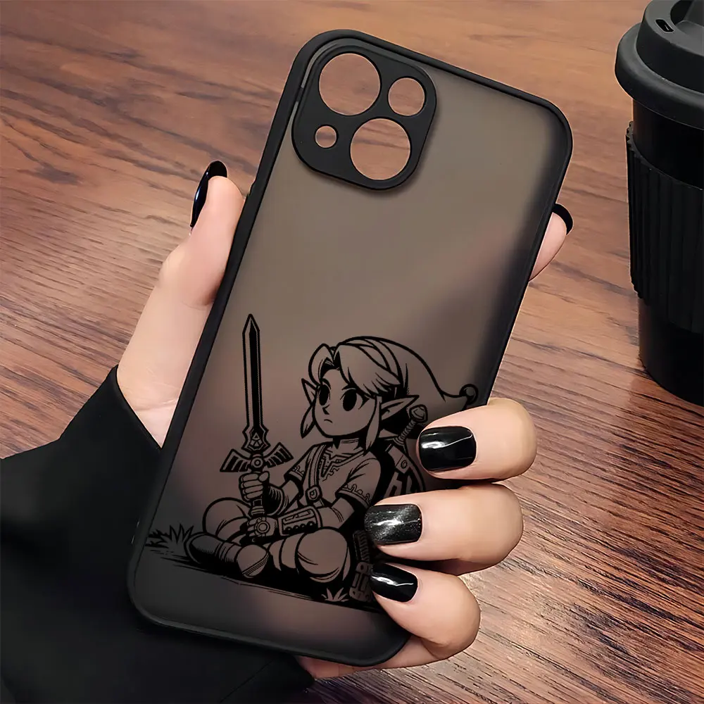 Чехол для телефона Hot Game The Legends of Zeldas iPhone 16 15 14 13 12 11 Mini Pro Max X XR XSMax 7 8 Plus матовый