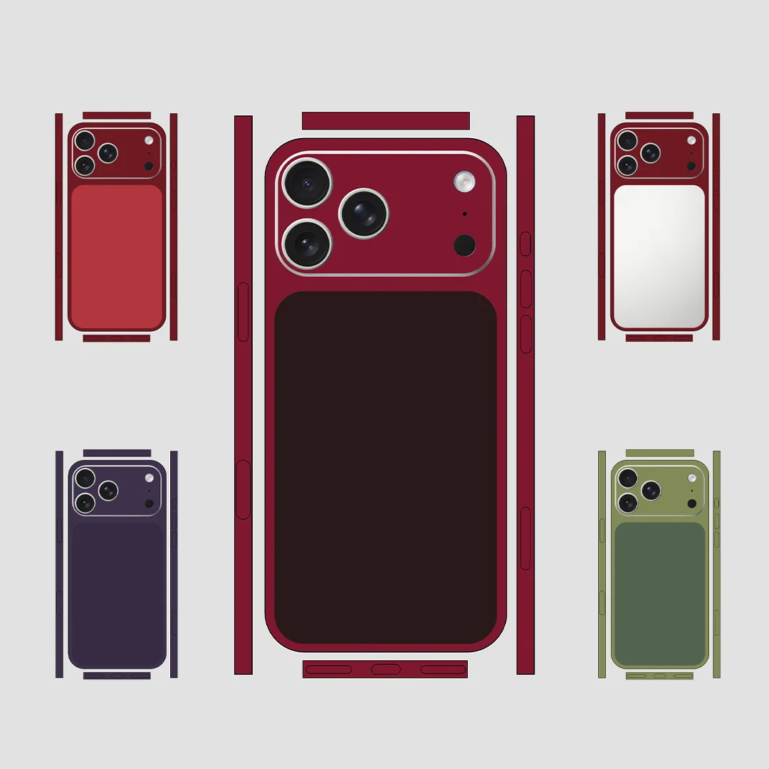 Фото Защитная виниловая пленка-наклейка для задней панели iPhone 17 Pro, устойчивая к царапинам №1