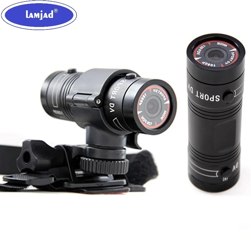 

LAMJAD F9 Mini Bike Camera HD Motorcycle Helmet Sports Action Camera Video DV Camcorder Full HD 1080p Car Video Recorder